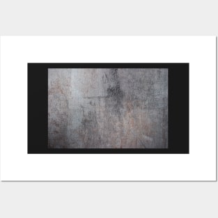 Grunge metal texture Posters and Art